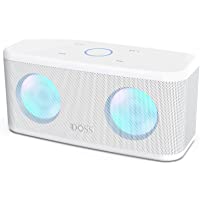 DOSS SoundBox Plus Altavoz Bluetooth Portátil con Sonido HD- Bajos Potentes-Sonido Estéreo TWS- Micrófono- Manos Libres…